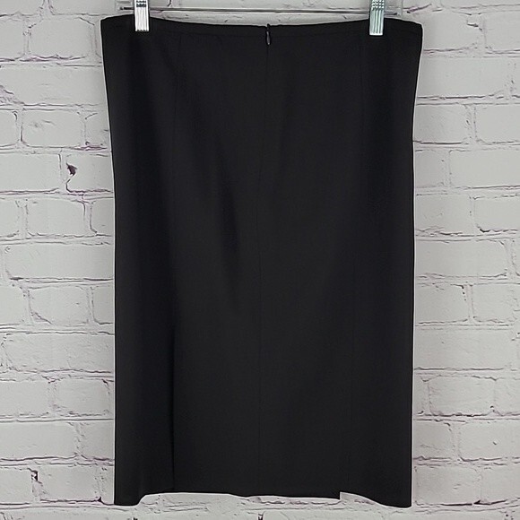 Armani Collezioni 100% Virgin-Wool Espresso Brown Skirt. NWT. Size 8. - Picture 6 of 16